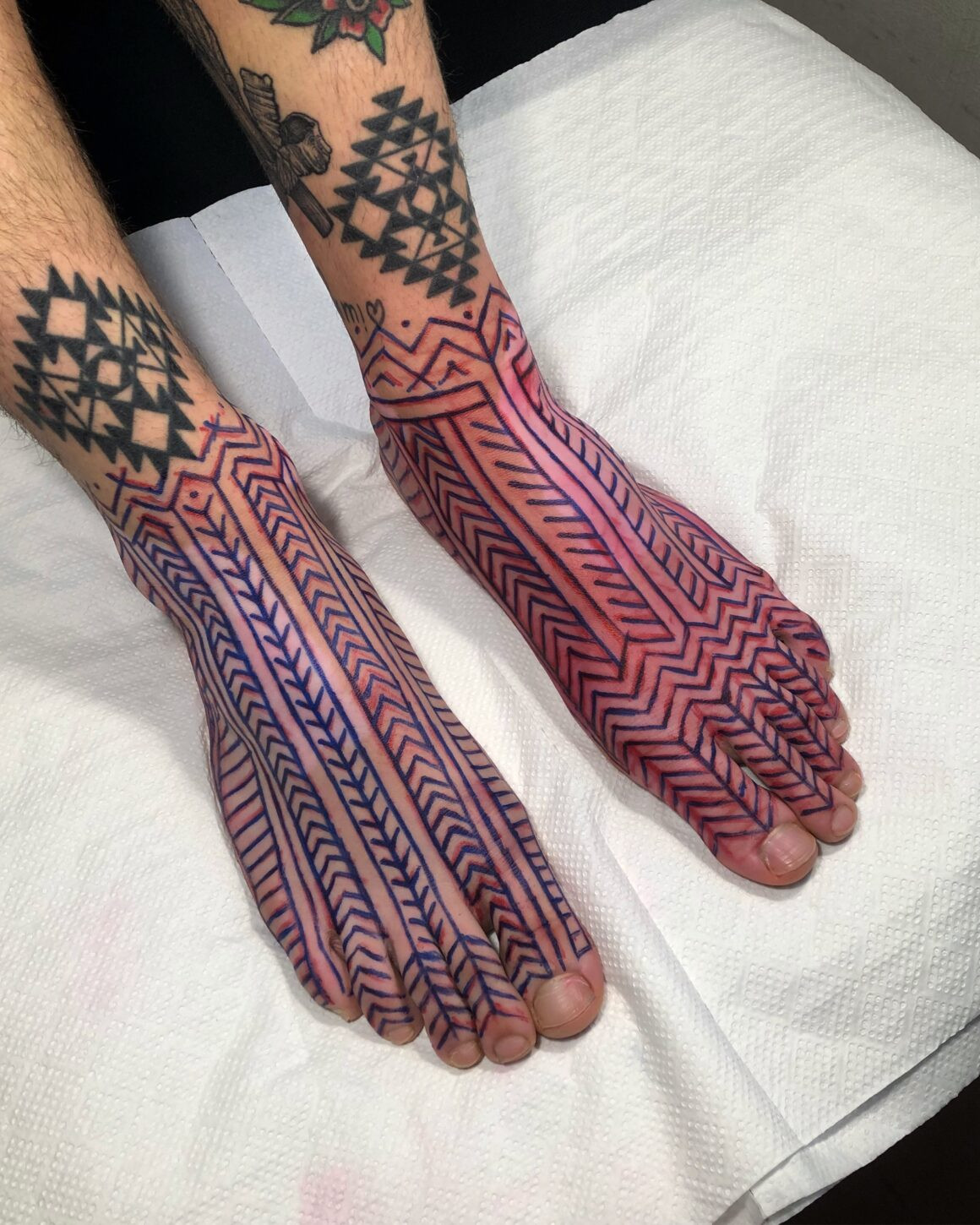 Examples of Bold Blackwork Tribal Tattoos by Haivaras Ly