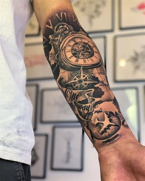 Montage of diverse half sleeve tattoo themes, including mythology, abstract, memorial, and symbolic designs, showcasing creative possibilities.