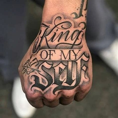 Intricate geometric hand tattoo design
