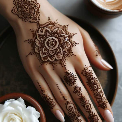 Henna Hand Tattoo