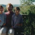 Family photo on the veranda in 2004