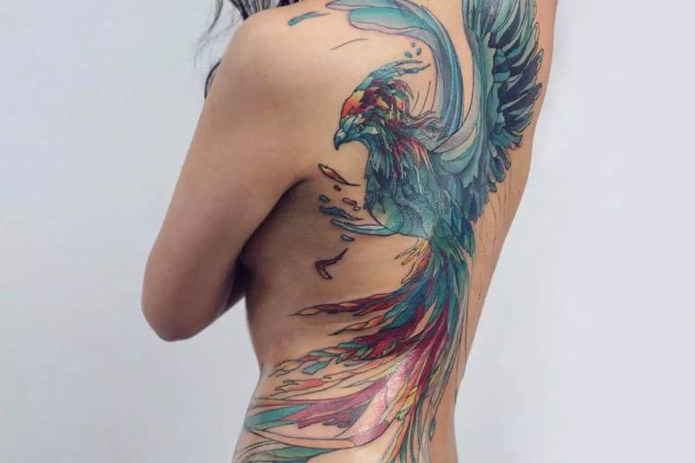 Symbolism of Rebirth Phoenix Tattoo