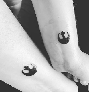 Star Wars inspired friendship tattoos