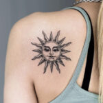 sun and moon tattoo