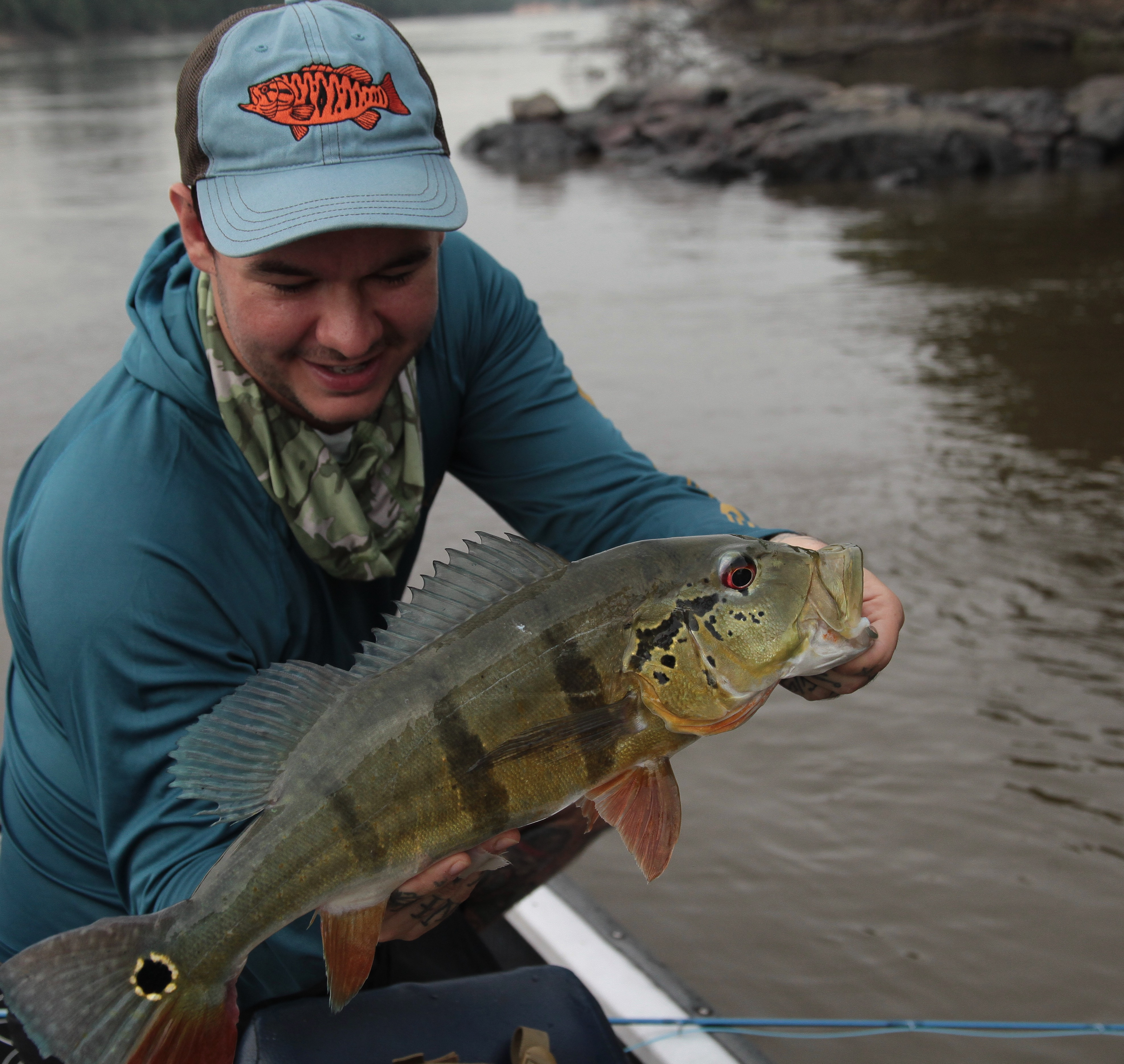 Exploring tattoo and fishing destinations: Drew Wilson contemplating his next adventure.