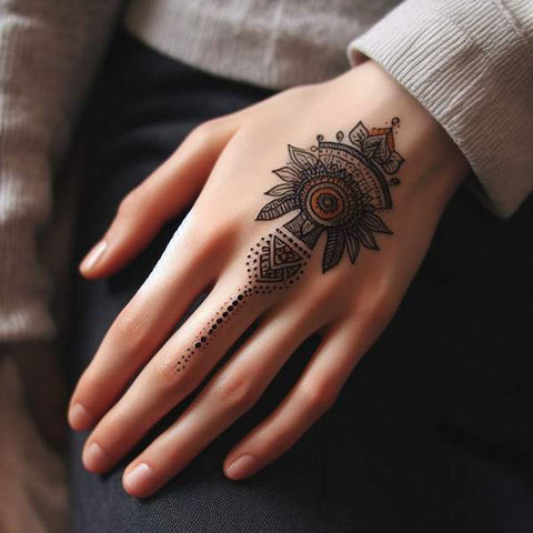 Indian Hand Tattoo