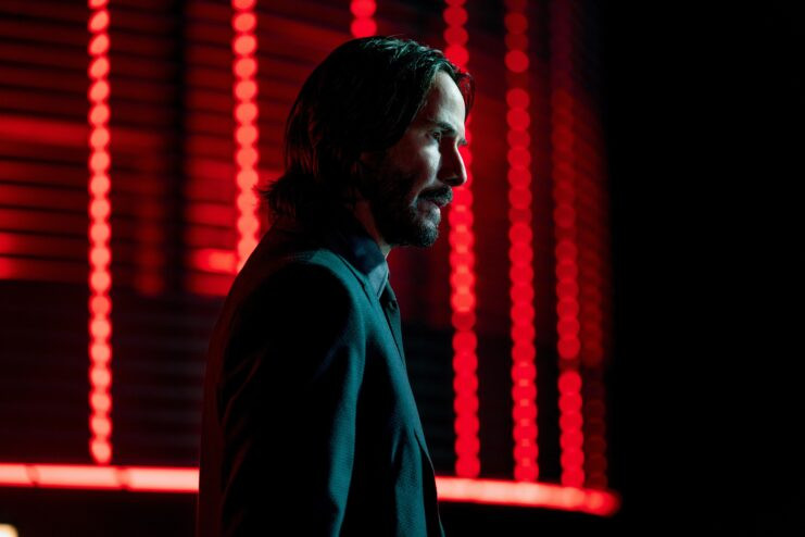 Keanu Reeves as John Wick in 