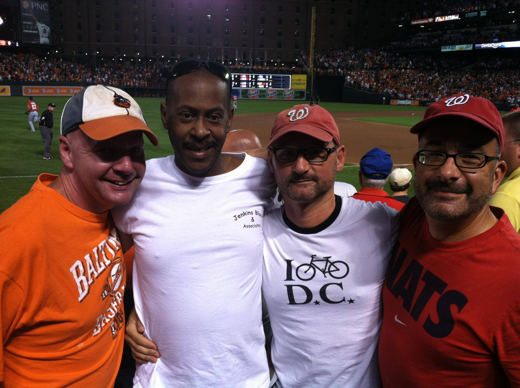 Kenny Akers, Steven Parrish, Michael Legg and author Chris Hamilton.