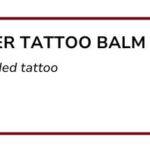 Hustle Butter Deluxe tattoo balm, a moisturizing product recommended for new tattoo aftercare to aid healing and keep the ink vibrant.