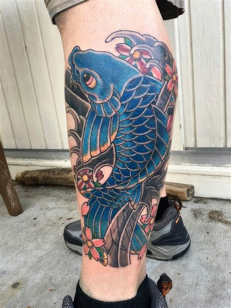 Koi fish tattoo maintenance and care