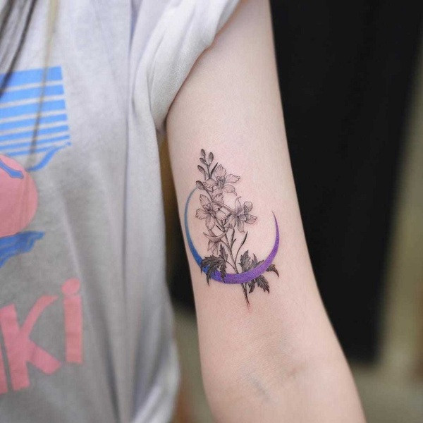 Best Larkspur Tattoo Ideas