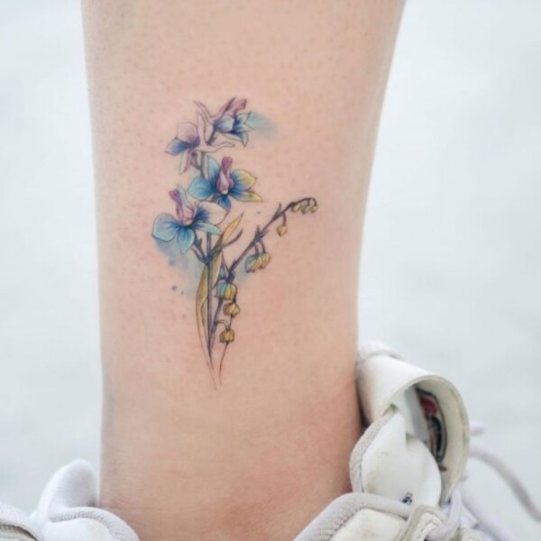 Best Larkspur Tattoo Ideas