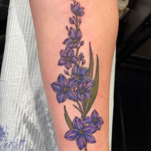 Best Larkspur Tattoo Ideas