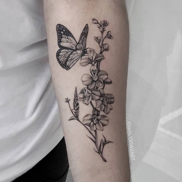 Best Larkspur Tattoo Ideas