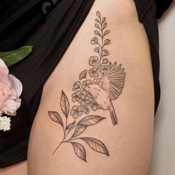 Best Larkspur Tattoo Ideas