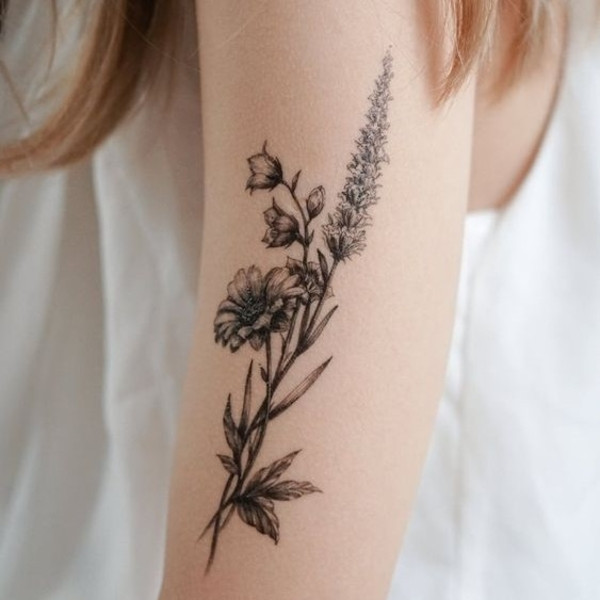 Best Larkspur Tattoo Ideas