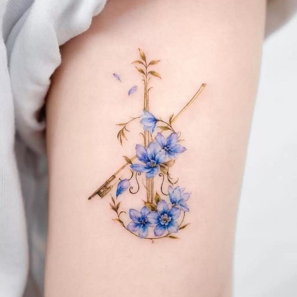 Best Larkspur Tattoo Ideas