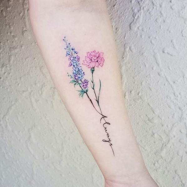 Best Larkspur Tattoo Ideas