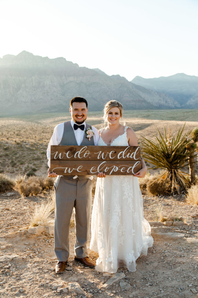 Majestic Red Rock Canyon landscape, the perfect backdrop for mountain-loving couples.