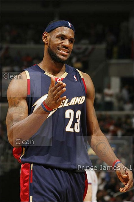 LeBron James &quot;King James&quot; lion head arm tattoo in his first NBA season