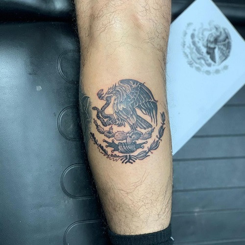 Mexican Eagle Tattoo