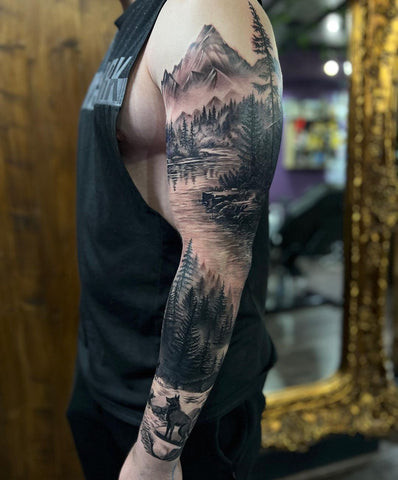 Mountain Tattoo Sleeve