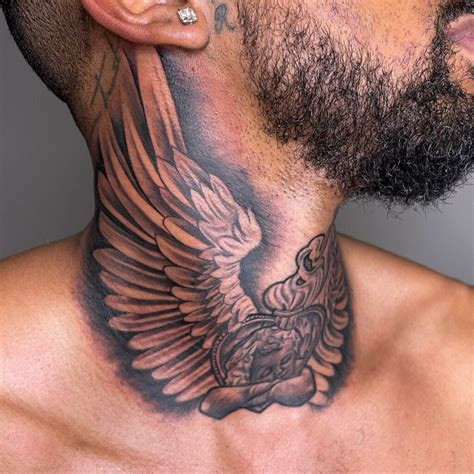 Neck tattoo inspiration for men