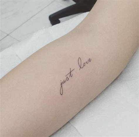 Example of a Perfect Cursive Tattoo Design