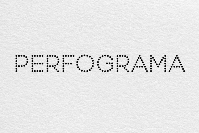 Perfograma font example