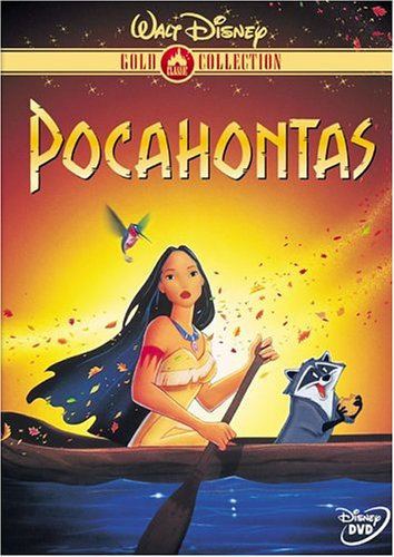 Pocahontas DVD cover showcasing her arm tattoo