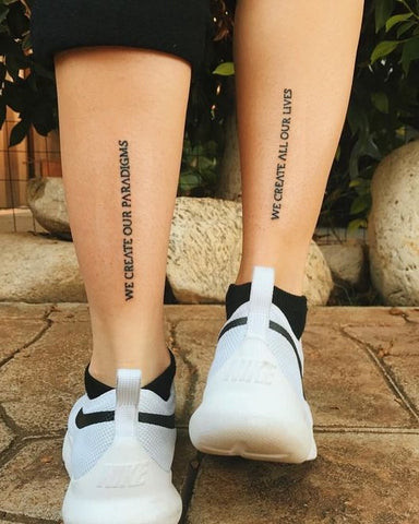 Quote Tattoos For Men On Leg