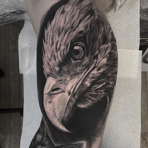 Realistic Eagle Tattoo