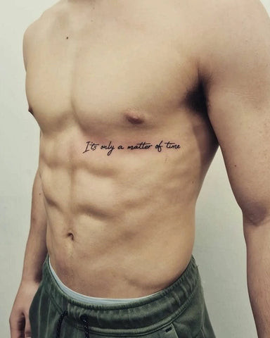 Rib Tattoos for Men Quotes