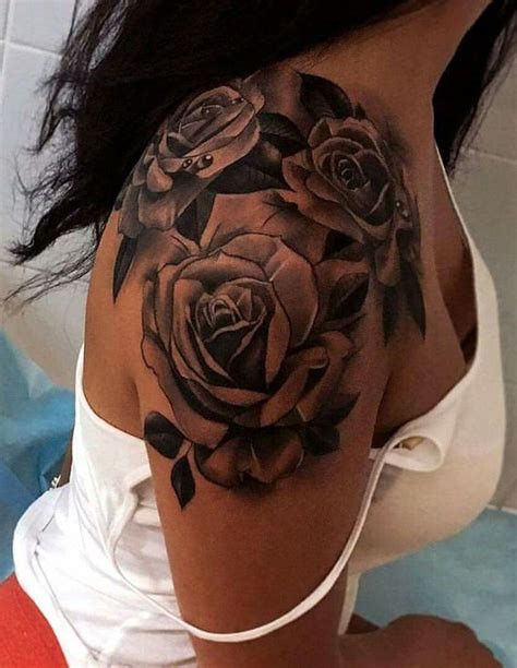 Rose tattoo ideas for women with delicate details