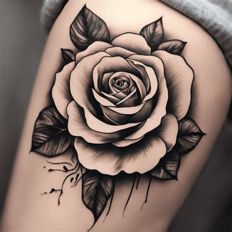 Showcase of different rose tattoo styles, from watercolor and realism to traditional and minimalist approaches.