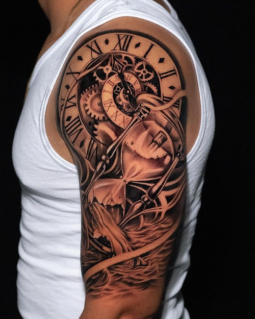 Sand Clock Tattoo