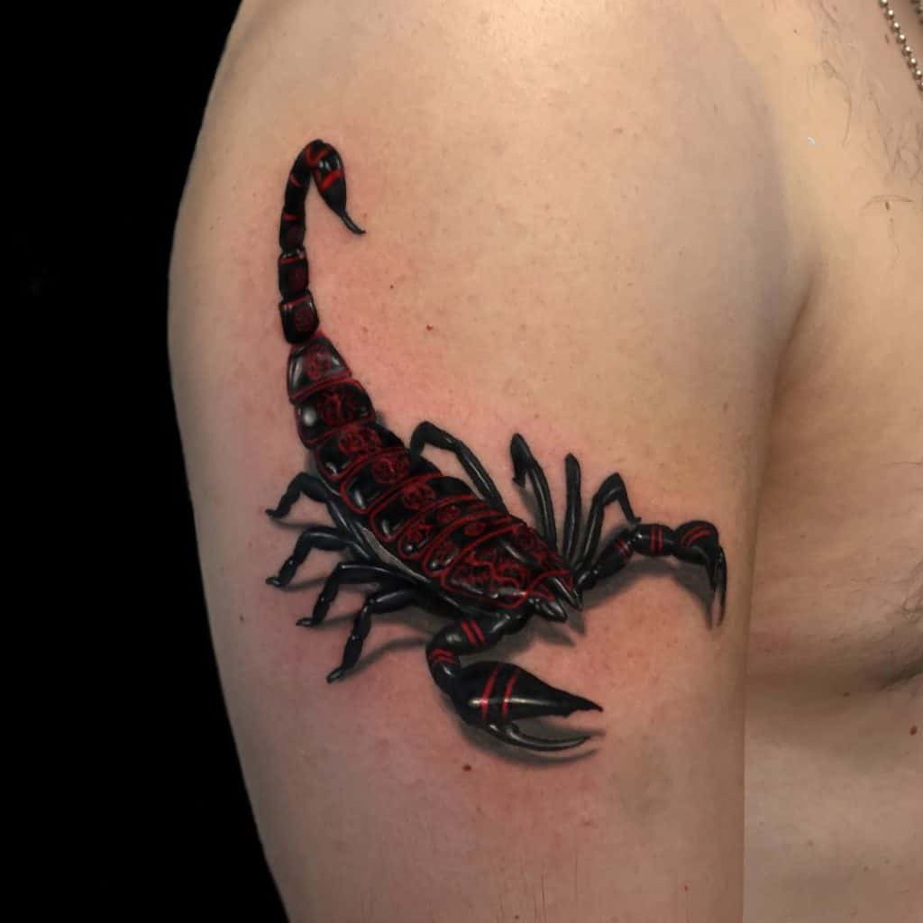 Scorpion Arm Tattoo Example