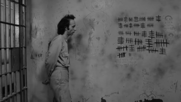 Still from Down By Law featuring Roberto Benigni, film reference