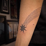 Shooting Star Tattoo Idea