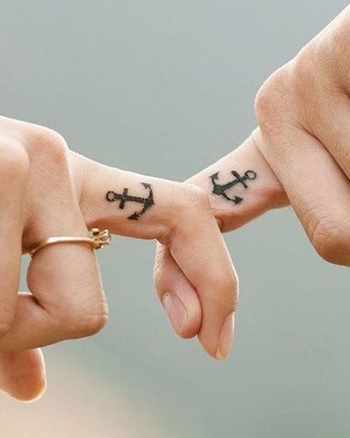 Side Finger Tattoos for Men