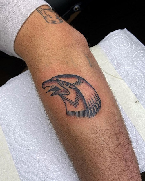 Simple Eagle Tattoo