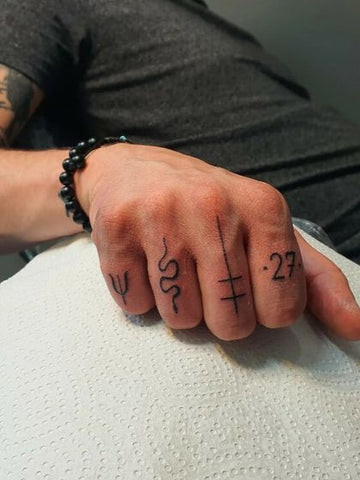 Geometric Hand Tattoo: Meaningful Hand Tattoos for Men