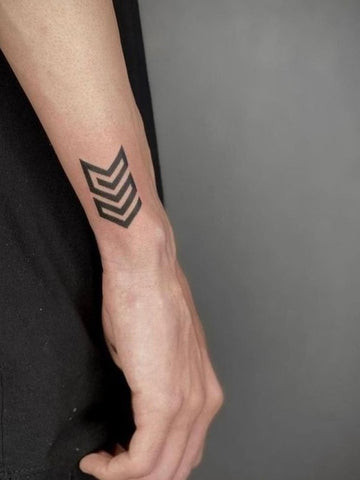 Arrow Simple Tattoo for Men Wrist: Arrow Wrist Tattoo