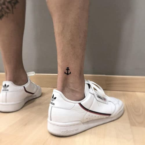 Small Anchor Tattoo