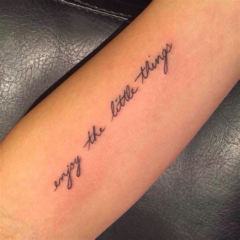 Discreet Small Cursive Tattoos