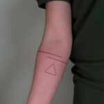 Small Geometric Forearm Tattoo for Men