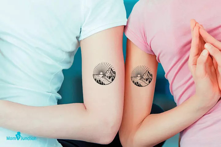 Sweet memories mother-daughter tattoo, preserving special moments