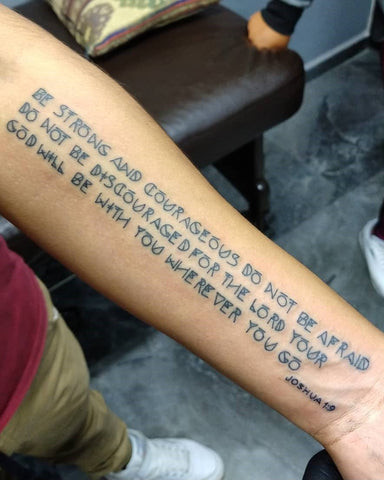 Tattoo Bible Quotes For Men