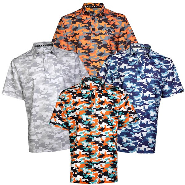 Tattoo Golf Camo Golf Shirt - Unique camouflage design golf polo