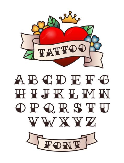 Classic tattoo font ideas